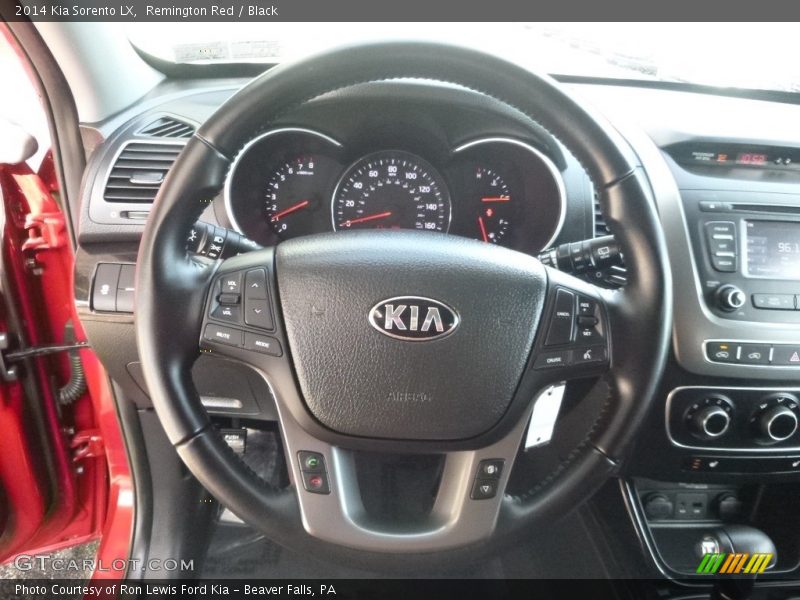 Remington Red / Black 2014 Kia Sorento LX