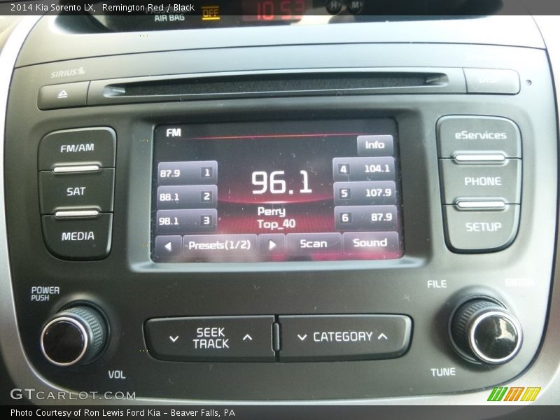 Remington Red / Black 2014 Kia Sorento LX