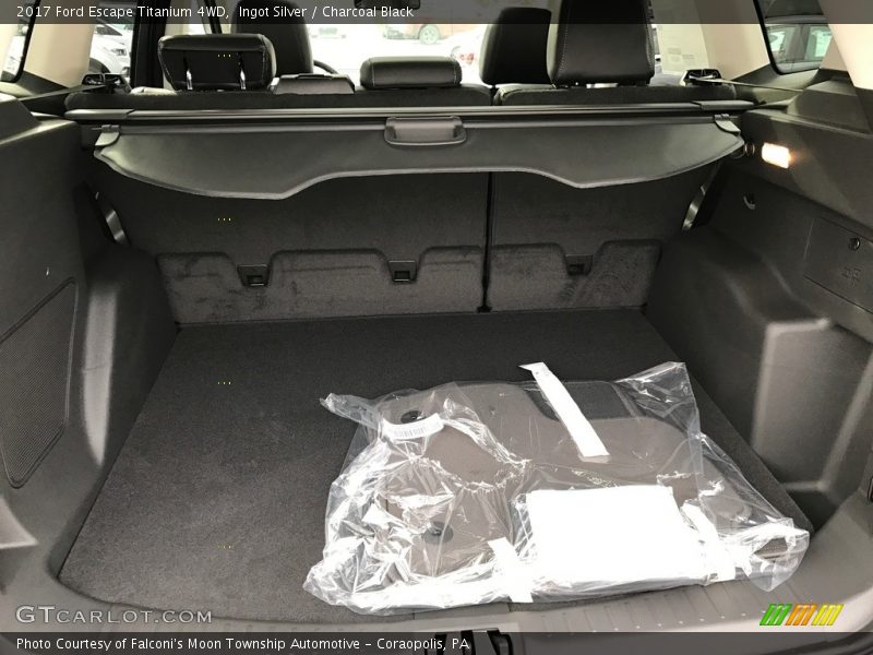 Ingot Silver / Charcoal Black 2017 Ford Escape Titanium 4WD