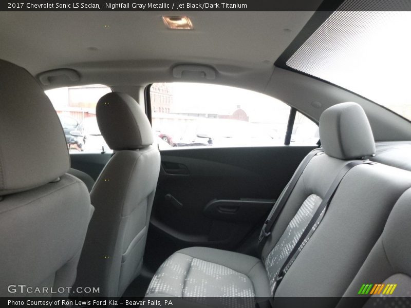 Nightfall Gray Metallic / Jet Black/Dark Titanium 2017 Chevrolet Sonic LS Sedan