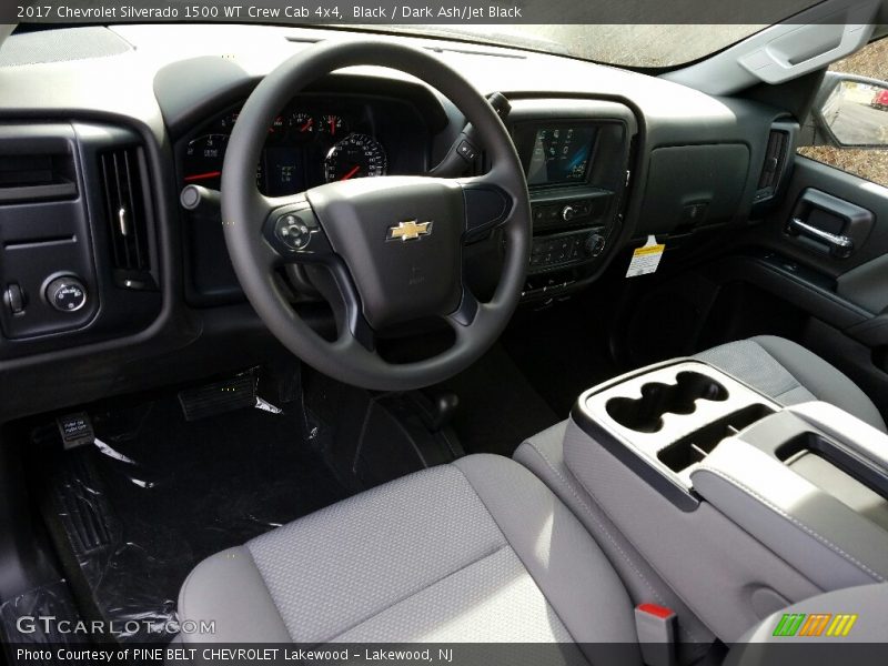 Black / Dark Ash/Jet Black 2017 Chevrolet Silverado 1500 WT Crew Cab 4x4