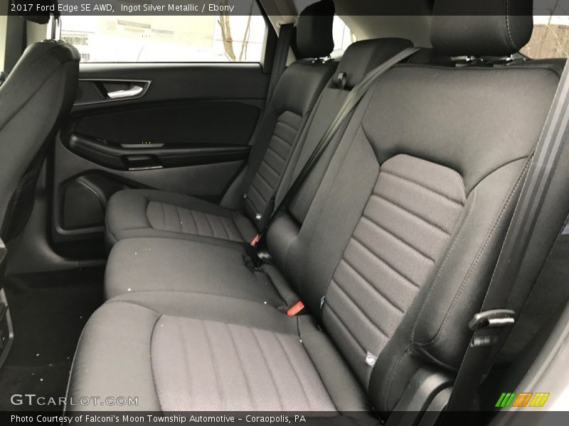Rear Seat of 2017 Edge SE AWD