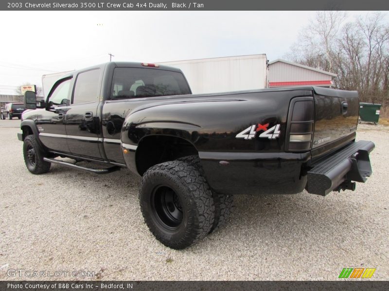 Black / Tan 2003 Chevrolet Silverado 3500 LT Crew Cab 4x4 Dually