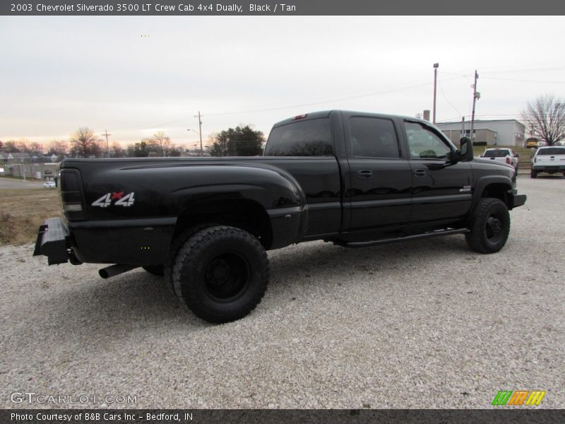 Black / Tan 2003 Chevrolet Silverado 3500 LT Crew Cab 4x4 Dually