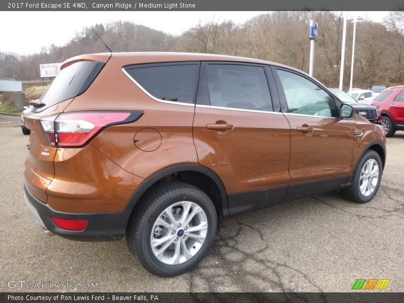 Canyon Ridge / Medium Light Stone 2017 Ford Escape SE 4WD