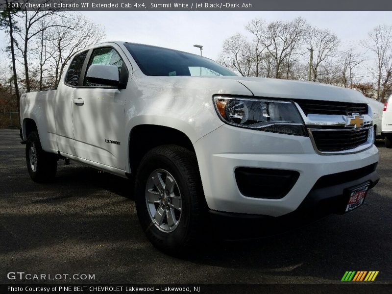 Summit White / Jet Black/­Dark Ash 2017 Chevrolet Colorado WT Extended Cab 4x4