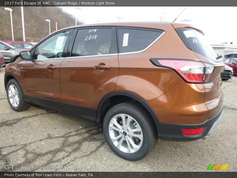 Canyon Ridge / Medium Light Stone 2017 Ford Escape SE 4WD