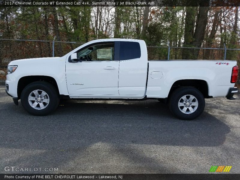 Summit White / Jet Black/­Dark Ash 2017 Chevrolet Colorado WT Extended Cab 4x4