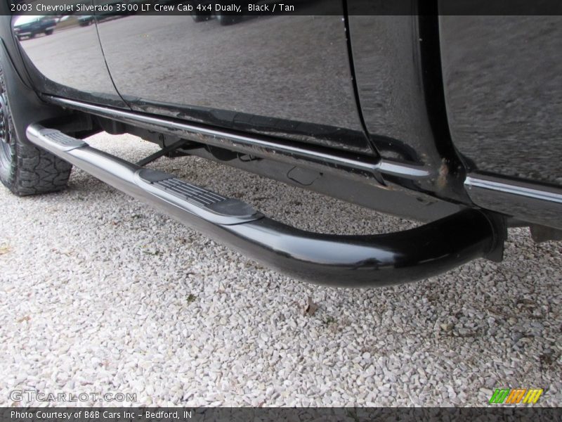 Black / Tan 2003 Chevrolet Silverado 3500 LT Crew Cab 4x4 Dually