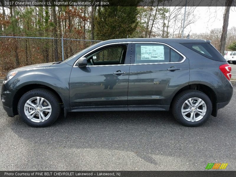 Nightfall Gray Metallic / Jet Black 2017 Chevrolet Equinox LS