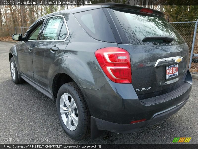 Nightfall Gray Metallic / Jet Black 2017 Chevrolet Equinox LS