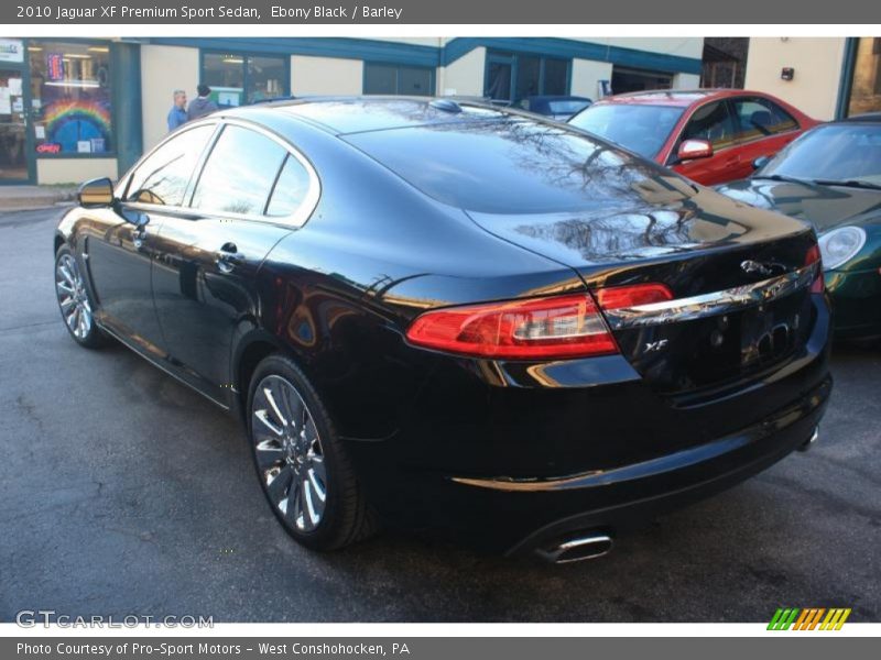Ebony Black / Barley 2010 Jaguar XF Premium Sport Sedan