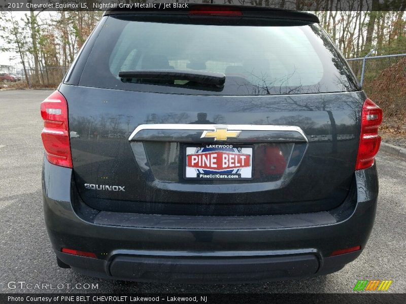 Nightfall Gray Metallic / Jet Black 2017 Chevrolet Equinox LS