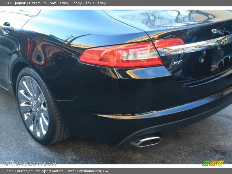 Ebony Black / Barley 2010 Jaguar XF Premium Sport Sedan