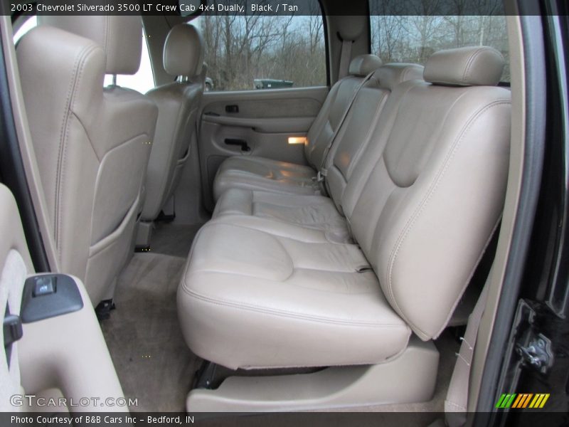 Black / Tan 2003 Chevrolet Silverado 3500 LT Crew Cab 4x4 Dually