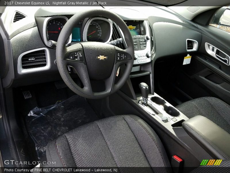 Nightfall Gray Metallic / Jet Black 2017 Chevrolet Equinox LS