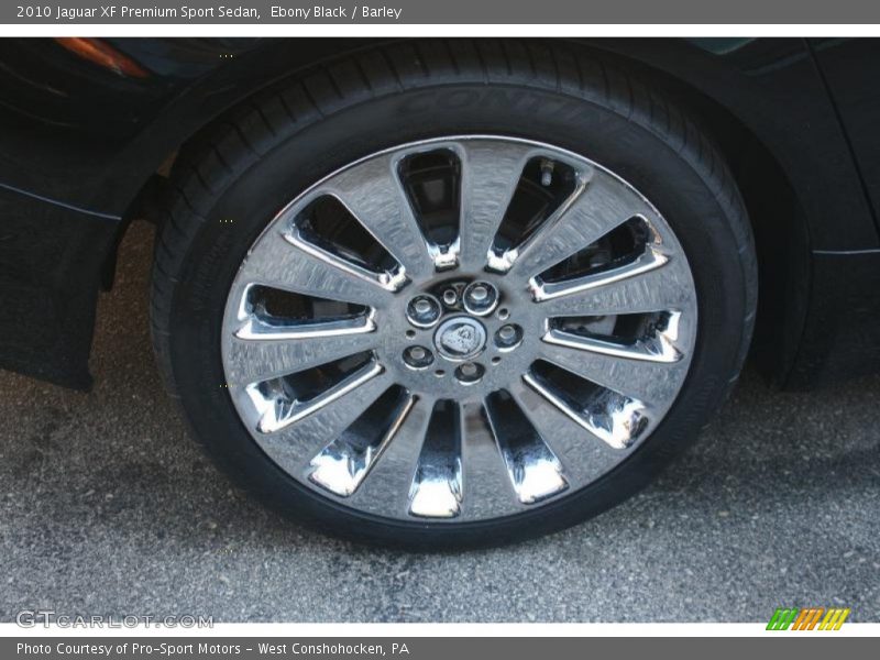 Ebony Black / Barley 2010 Jaguar XF Premium Sport Sedan