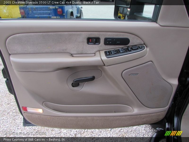 Black / Tan 2003 Chevrolet Silverado 3500 LT Crew Cab 4x4 Dually