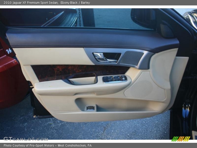 Ebony Black / Barley 2010 Jaguar XF Premium Sport Sedan