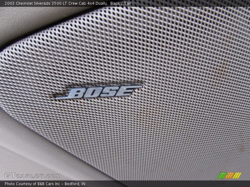 Black / Tan 2003 Chevrolet Silverado 3500 LT Crew Cab 4x4 Dually