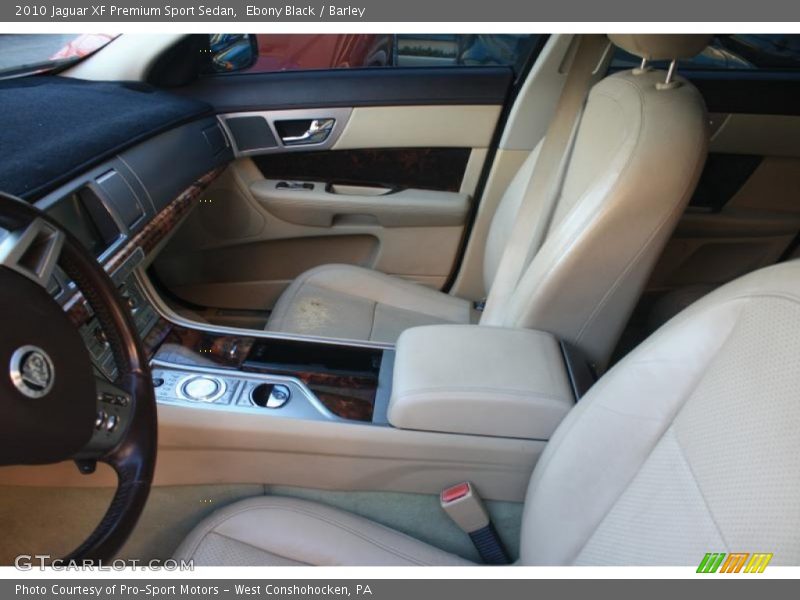Ebony Black / Barley 2010 Jaguar XF Premium Sport Sedan