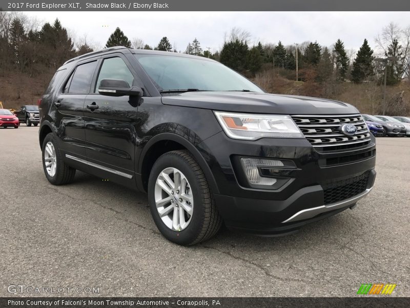 Shadow Black / Ebony Black 2017 Ford Explorer XLT