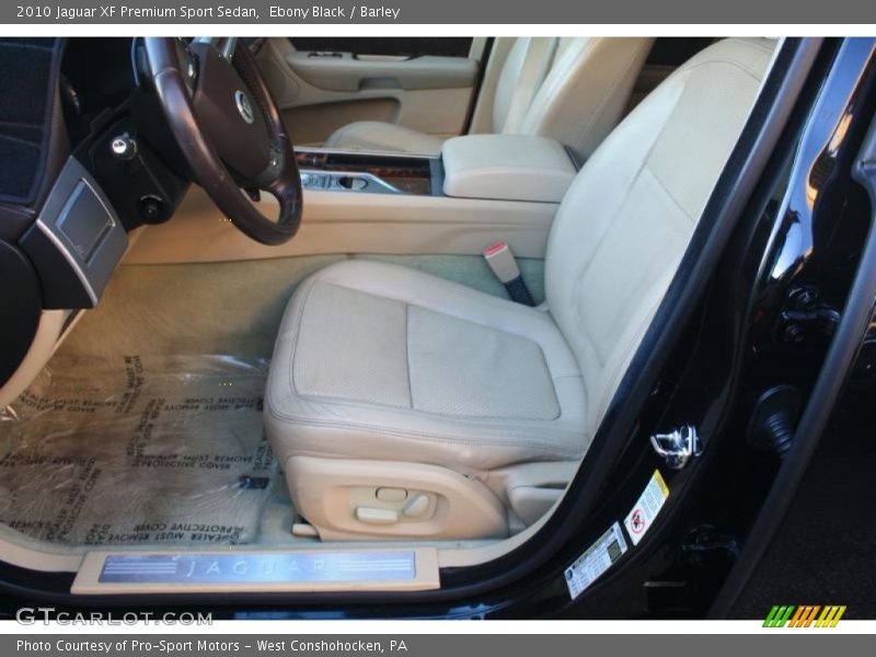 Ebony Black / Barley 2010 Jaguar XF Premium Sport Sedan