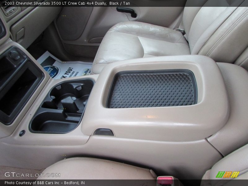 Black / Tan 2003 Chevrolet Silverado 3500 LT Crew Cab 4x4 Dually