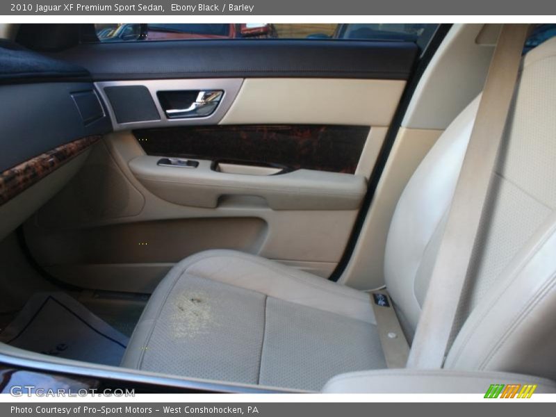 Ebony Black / Barley 2010 Jaguar XF Premium Sport Sedan