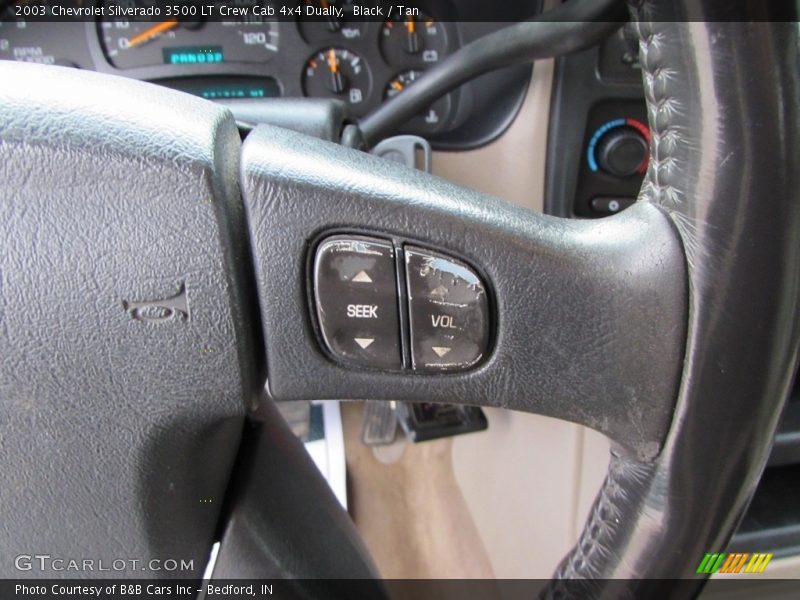 Black / Tan 2003 Chevrolet Silverado 3500 LT Crew Cab 4x4 Dually