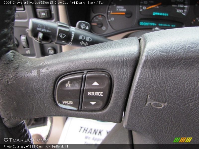Black / Tan 2003 Chevrolet Silverado 3500 LT Crew Cab 4x4 Dually