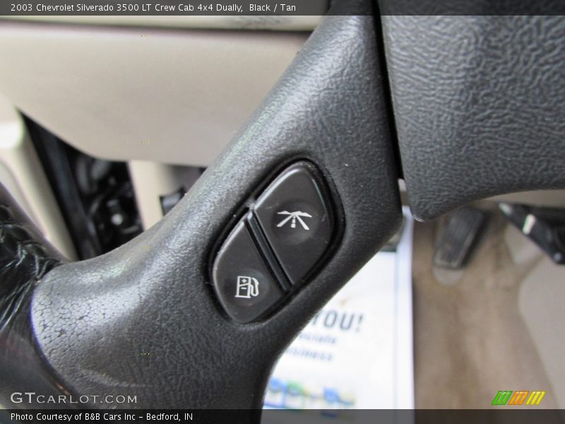 Black / Tan 2003 Chevrolet Silverado 3500 LT Crew Cab 4x4 Dually