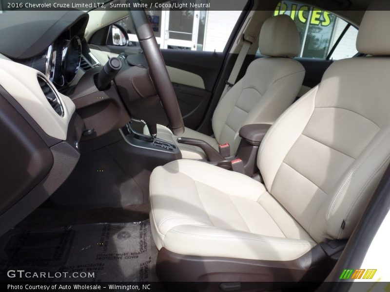Summit White / Cocoa/Light Neutral 2016 Chevrolet Cruze Limited LTZ