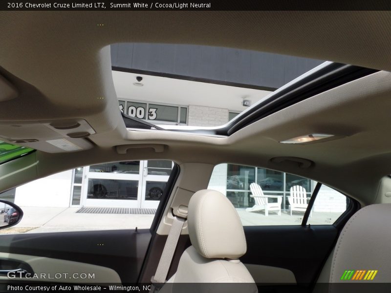 Summit White / Cocoa/Light Neutral 2016 Chevrolet Cruze Limited LTZ