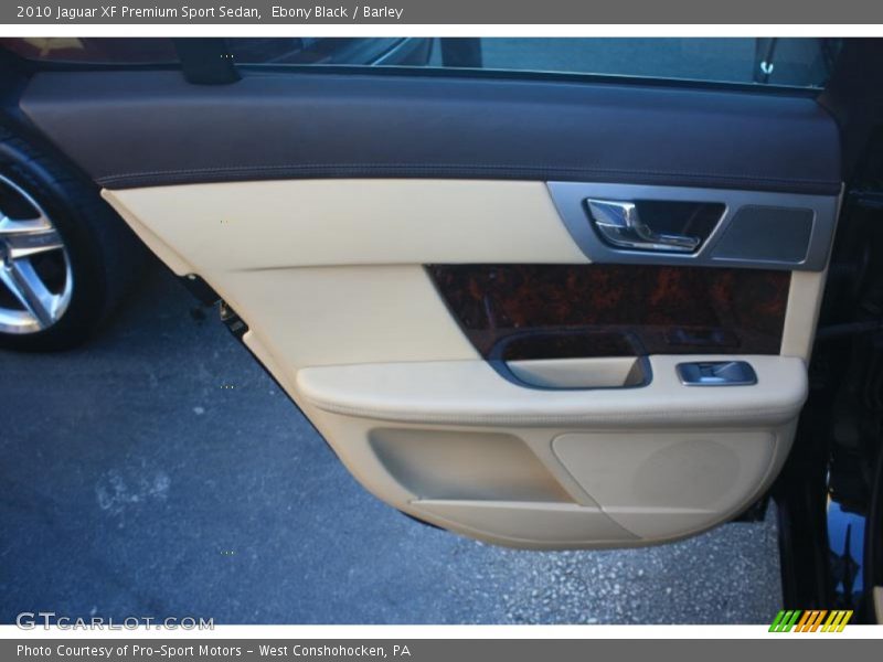 Ebony Black / Barley 2010 Jaguar XF Premium Sport Sedan