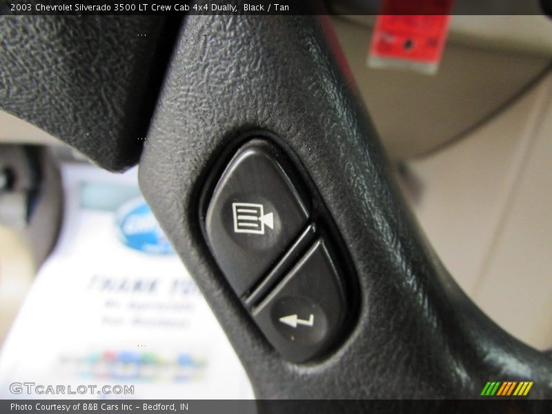 Black / Tan 2003 Chevrolet Silverado 3500 LT Crew Cab 4x4 Dually