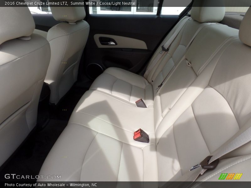 Summit White / Cocoa/Light Neutral 2016 Chevrolet Cruze Limited LTZ