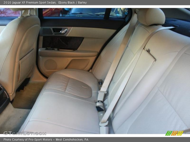 Ebony Black / Barley 2010 Jaguar XF Premium Sport Sedan