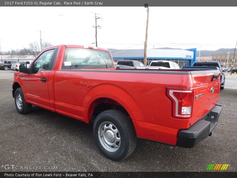 Race Red / Earth Gray 2017 Ford F150 XL Regular Cab