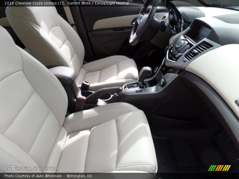 Summit White / Cocoa/Light Neutral 2016 Chevrolet Cruze Limited LTZ