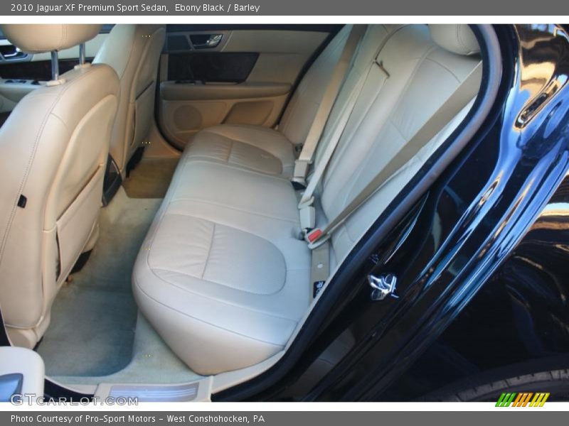 Ebony Black / Barley 2010 Jaguar XF Premium Sport Sedan