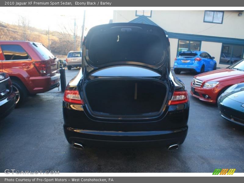 Ebony Black / Barley 2010 Jaguar XF Premium Sport Sedan