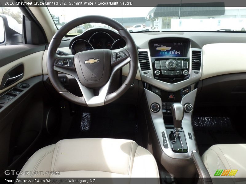 Summit White / Cocoa/Light Neutral 2016 Chevrolet Cruze Limited LTZ