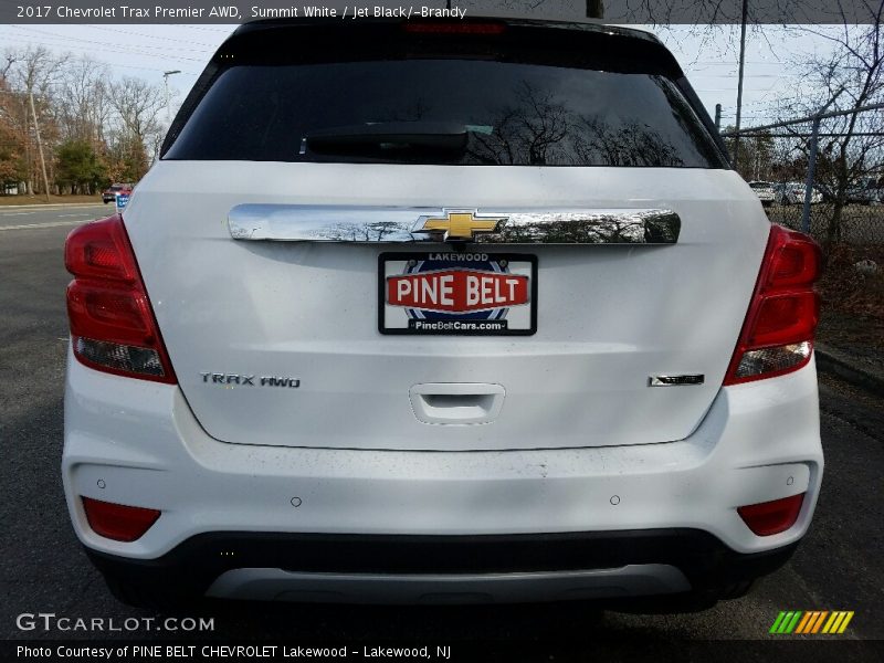 Summit White / Jet Black/­Brandy 2017 Chevrolet Trax Premier AWD