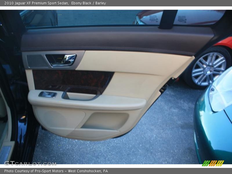 Ebony Black / Barley 2010 Jaguar XF Premium Sport Sedan