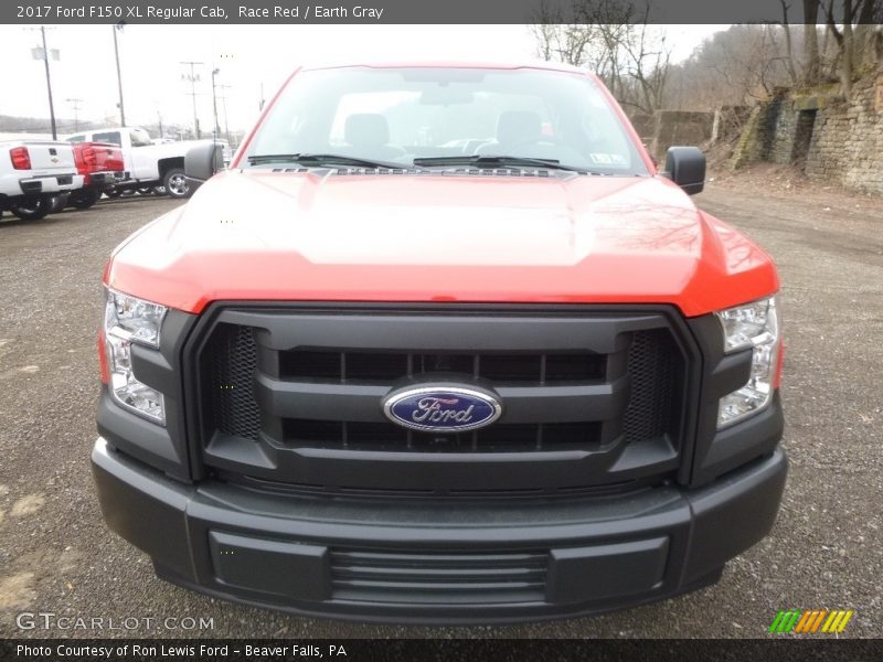 Race Red / Earth Gray 2017 Ford F150 XL Regular Cab