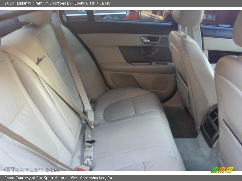 Ebony Black / Barley 2010 Jaguar XF Premium Sport Sedan