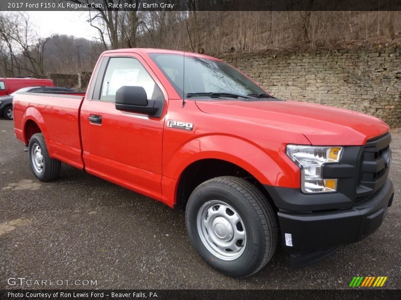 Race Red / Earth Gray 2017 Ford F150 XL Regular Cab