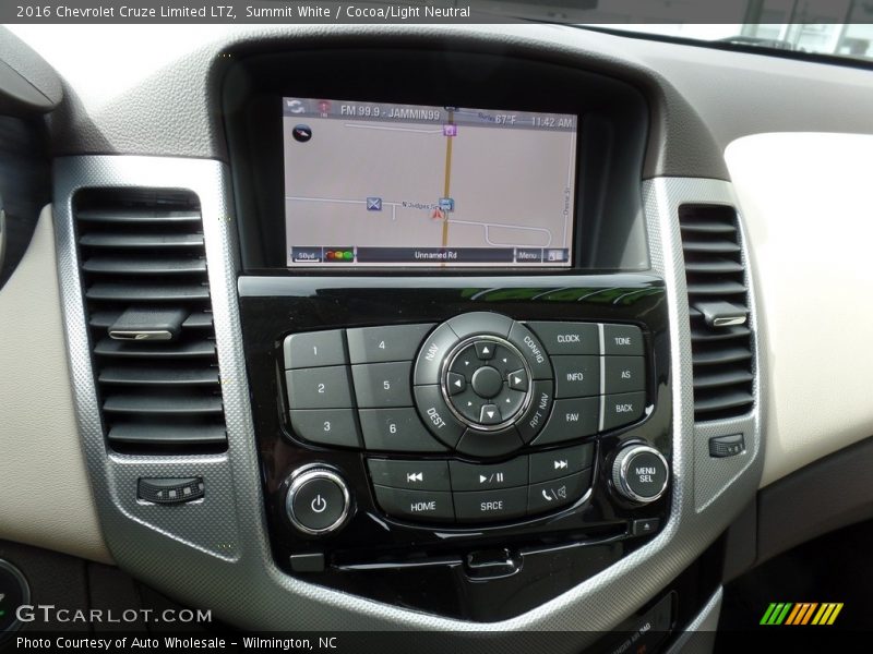 Summit White / Cocoa/Light Neutral 2016 Chevrolet Cruze Limited LTZ