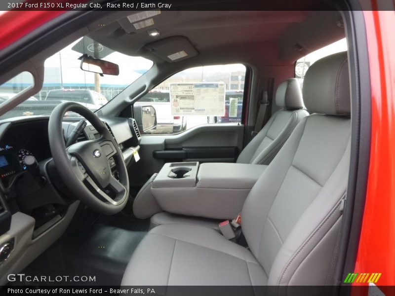 Race Red / Earth Gray 2017 Ford F150 XL Regular Cab